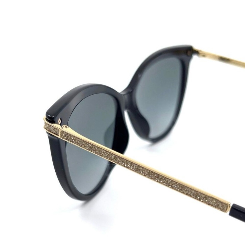 NWT JIMMY CHOO Sunglasses AXELLE/G/S 90790 in Black/Dark Gray Gradient - Picture 2 of 15